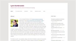 Desktop Screenshot of lynndombrowski.com